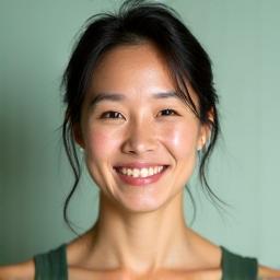 瞑想とリストラティブヨガの専門家、鈴木まりこのポートレート